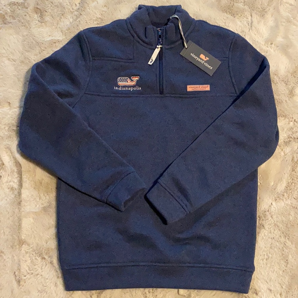 Vineyard Vines Adult Indiana Flag Whale Shep Shirt